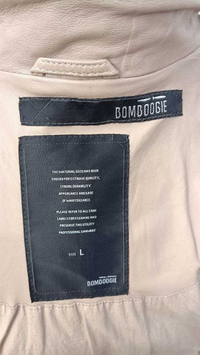 Мужская кожаная куртка Bomboogie Италия Натуральная кожа суперкачество