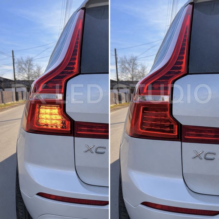 Фонарі VOLVO XC60 жовті повороти, задні фонарі (стопи) Вольво ХС60