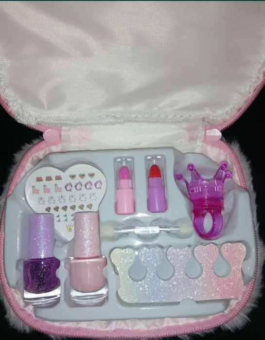 М'який набір косметики Pretty Animals Зайчик Єдиноріг тіні лак помада