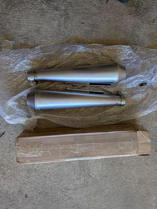 Ponteiras de escape Megaphone inox