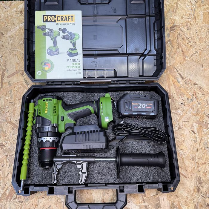 Ударний шуруповерт аккумуляторный Procraft PA-18ProBL