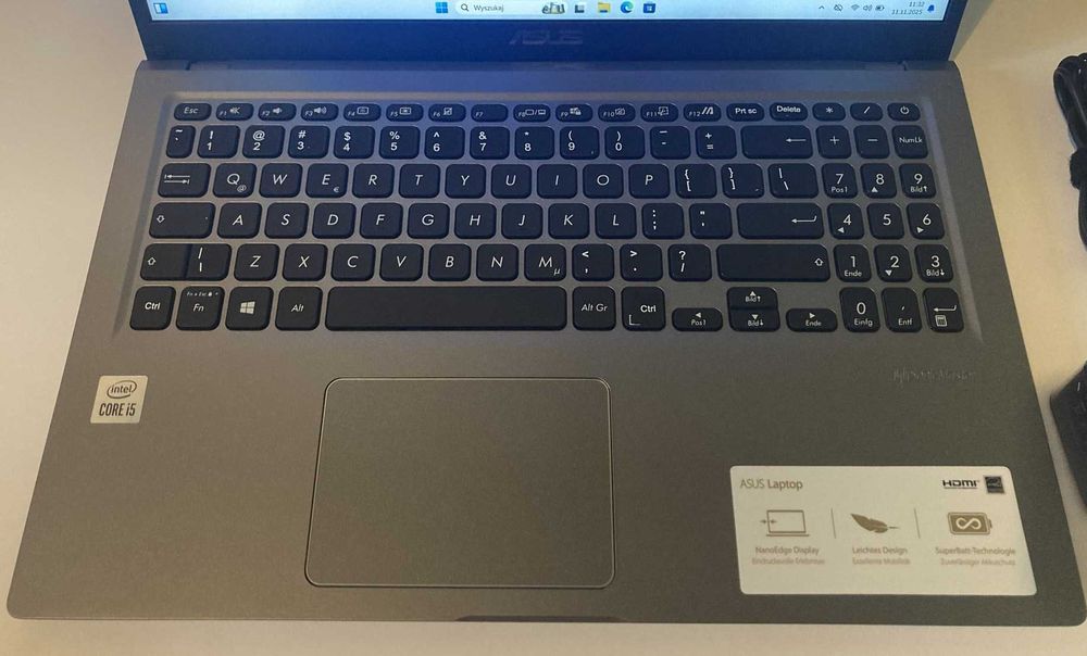 Asus X515 P1511 i5-1036g1 12/256GB 15,6' W11 Gwarancja