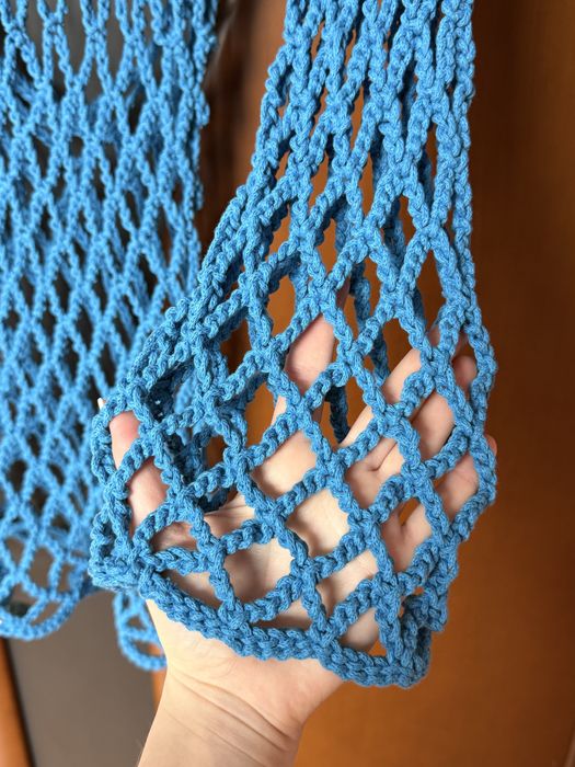 Пляжна туніка ручноі роботи укр бренд nu.art.macrame