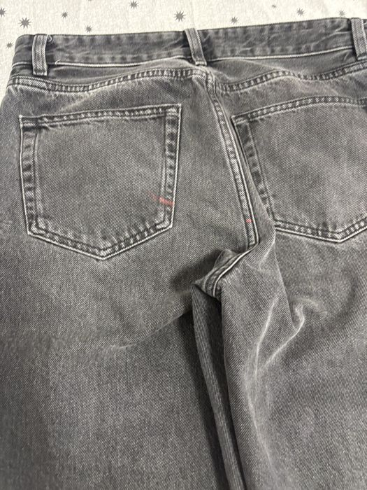 zara flared jeans black washed