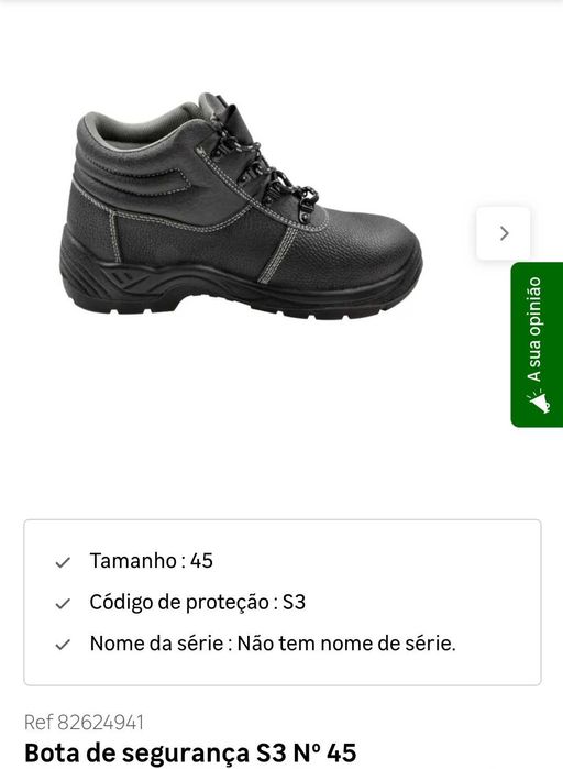 Botas segurança s3 N:45