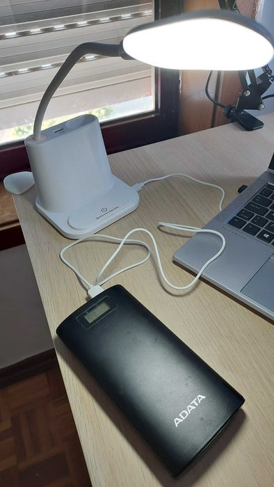 Bateria Powerbank, 2 saídas USB, 1 input MicroUSB ADATA 20.000 mAh,  Porto