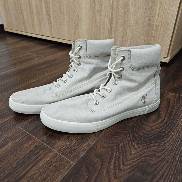 Світлі високі кеди Timberland 45