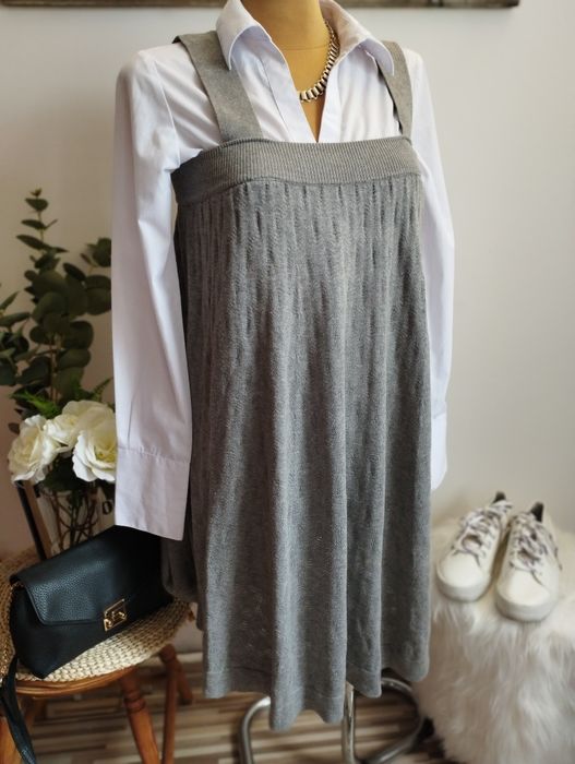 SZARA sukienka sweterkowa H&M XS S 34 ZIMOWA BASIC