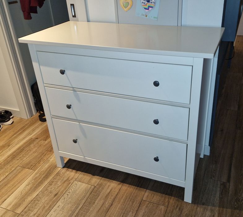 Hemnes komoda ikea biala 3 szuflady