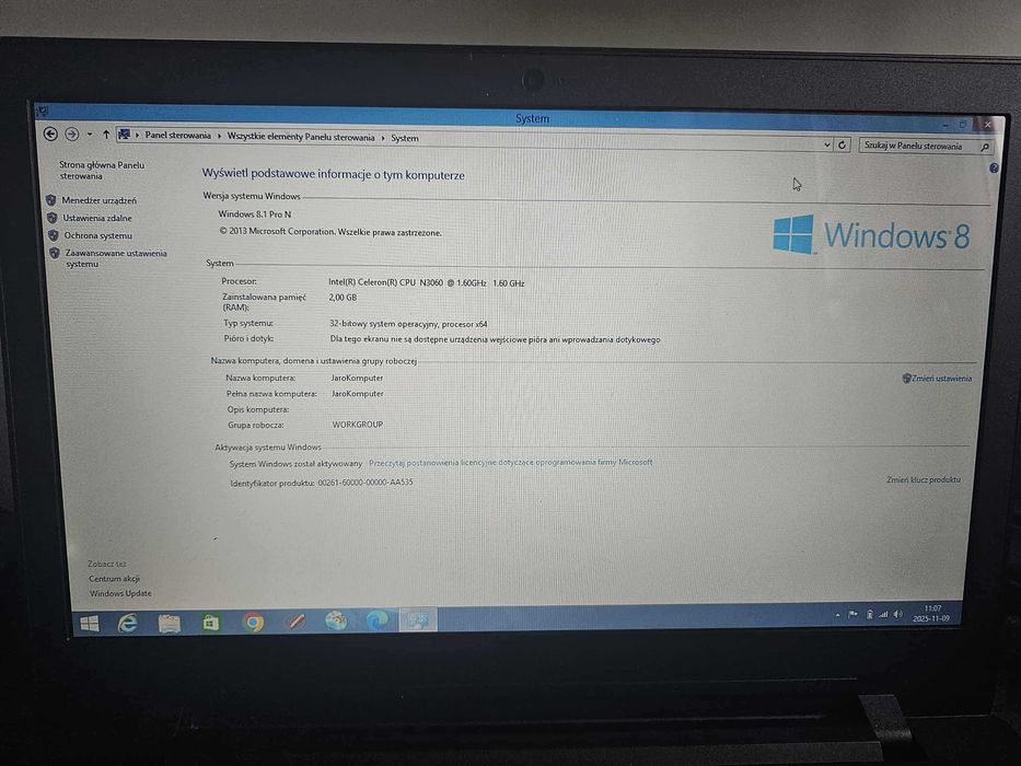 Laptop Lenovo IdeaPad 110 -15 IBR