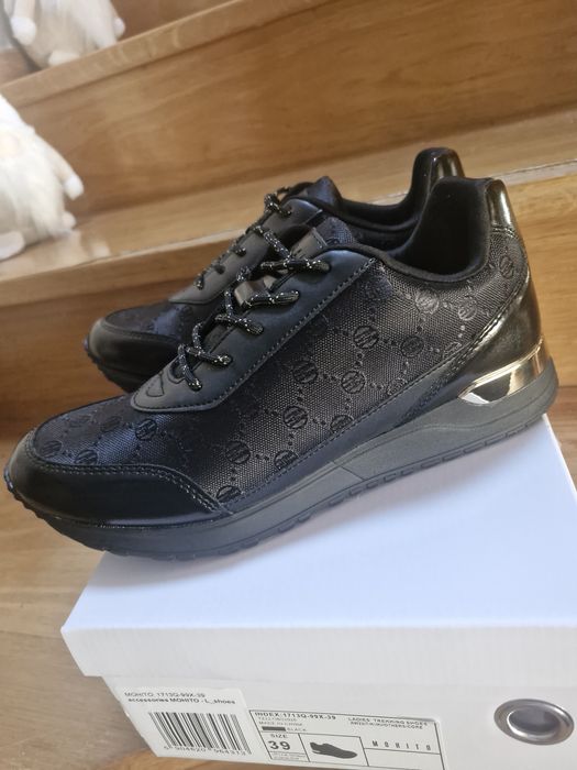 Buty damskie Mohito czarne sneakersy Mohito czarne