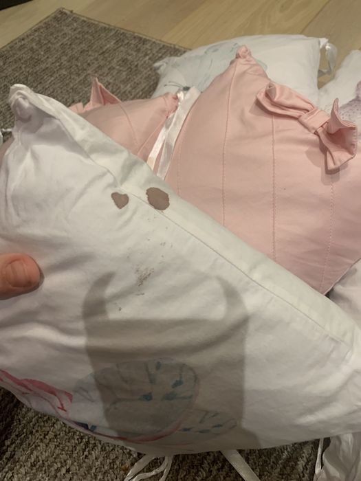 Набір постільноі білизни з бортами для новонароджених