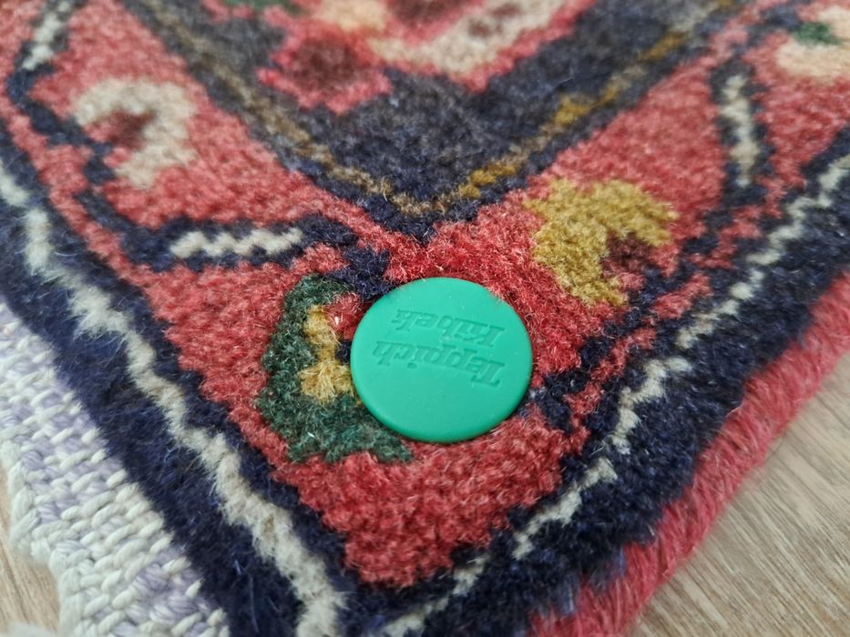 Śliczny wełniany irański chodnik Kashan 80x270cm nr 1538