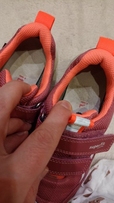 Śliczne buty przejściowe na rzepę, adidasy Superfit 30, nieprzemakalne