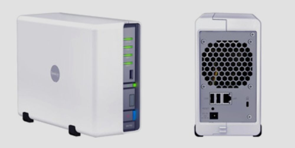 NAS Synology DS210J + 1000Gbytes disco