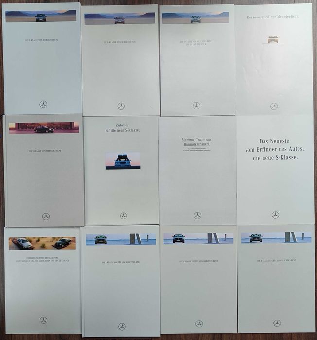 Prospekt Mercedes Benz S Klasa W140 S Coupe CL C140