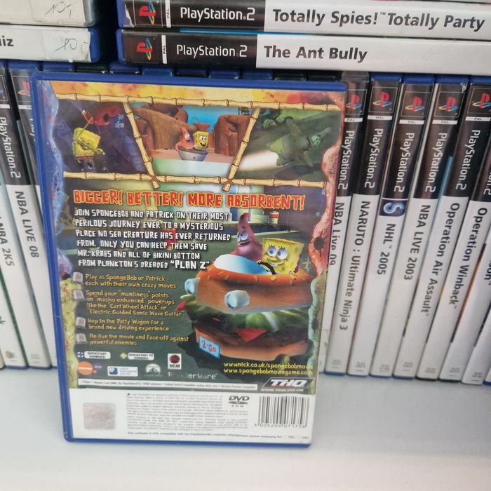 The spongebob movie ps2 PlayStation 2
