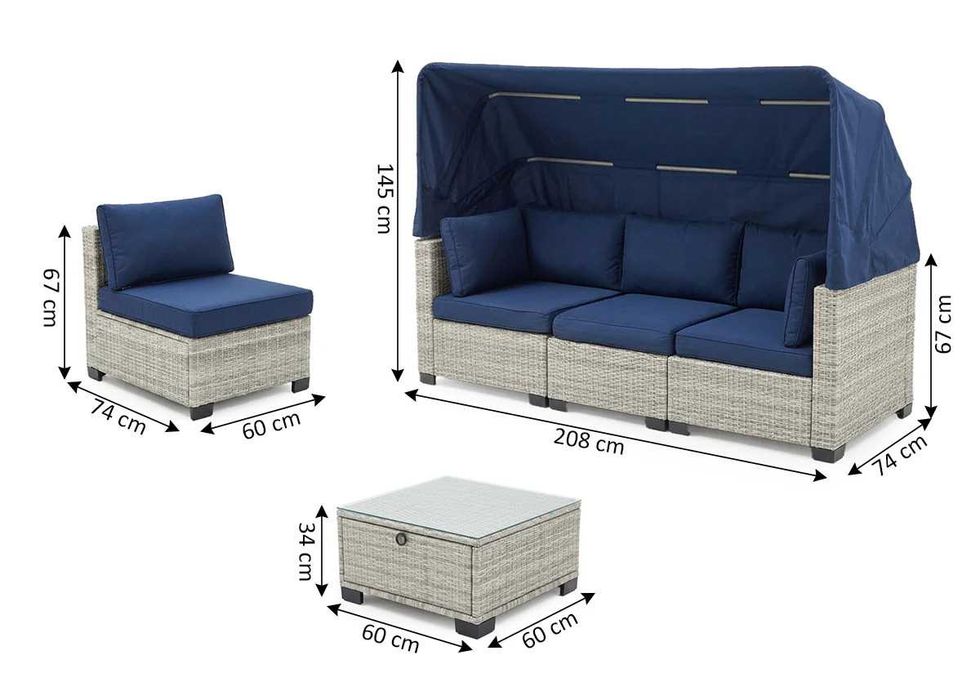 CONJUNTO DE JARDIM NOVO 280X280 CM ENVIO GRATIS PAGA NA ENTREGA DE FABRICA