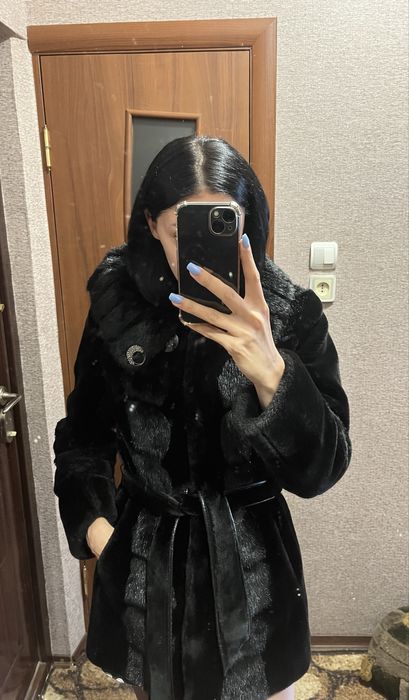 Мутон, еко хутро, полушубок, шуба, жилет