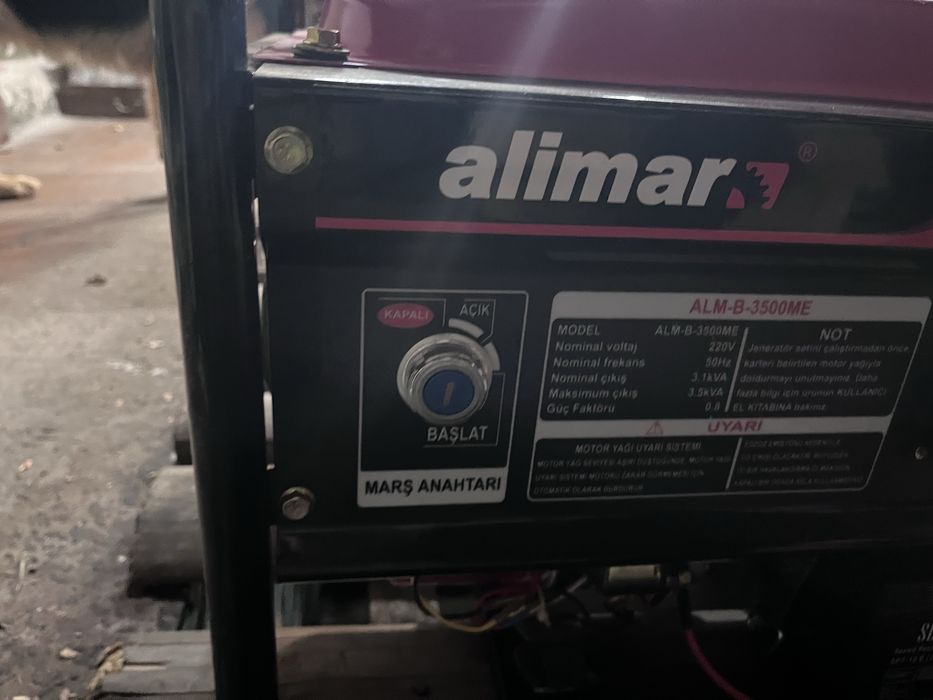 Однофазный бензиновый генератор Alimar ALM-B-3500ME