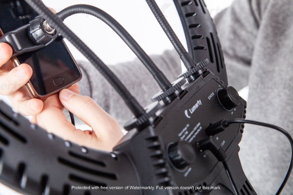 Кільцева лампа LUMERTY (45см-75w) / LED кільце на штативі