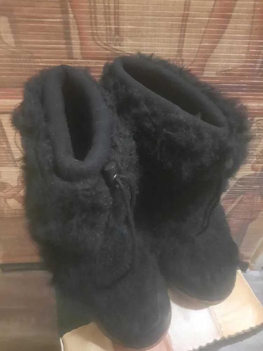 Кожаные - Лун буты. Crazy Japan. 39 - 40 размер. Япония.