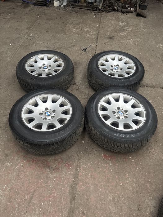 Felgi kola opony zimowe 215/65/16 dunlop 5x120 bmw