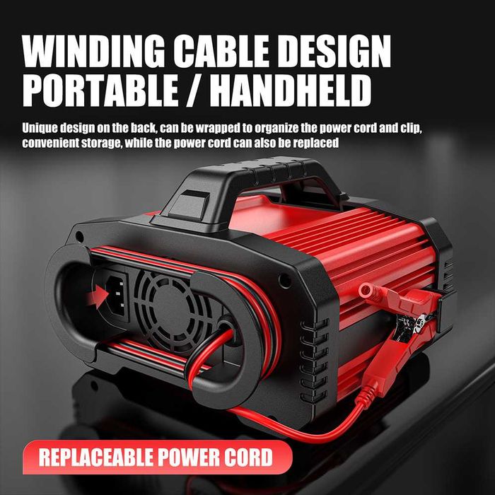 Ładowarka Mikroprocesorowa FOXSUR Prostownik 25A do LiFePO4 12 24V