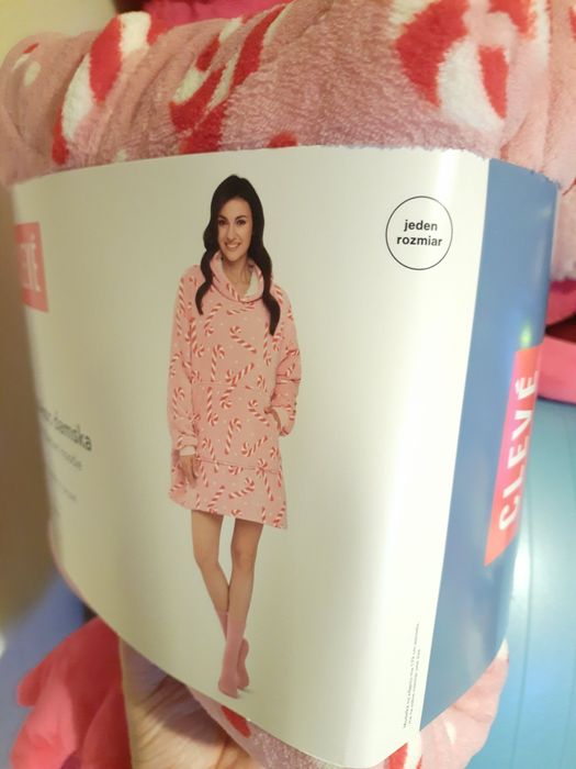 Kocobluza, duży rozmiar, wzór "Laski"