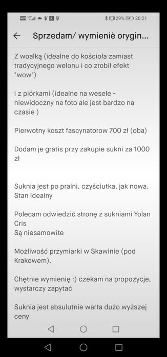 Piękna boho Suknia ślubna Yolan Cris Isabel xs 34 na 162 f