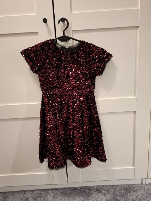 Sukienka cekinową cool club, rozm. 116