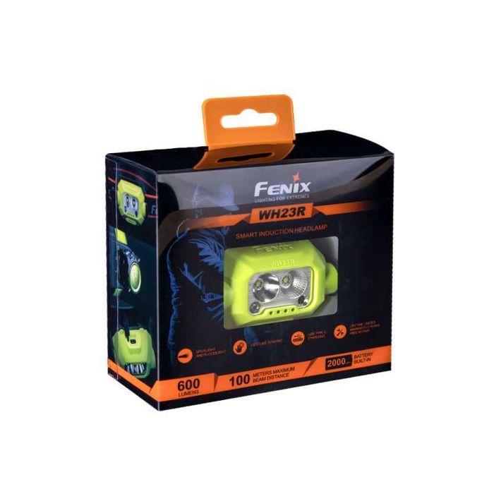 Fenix WH23R Ліхтар Налобний Датчиком Руху - Type-C - ГАРАНТІЯ 5 РОКІВ!