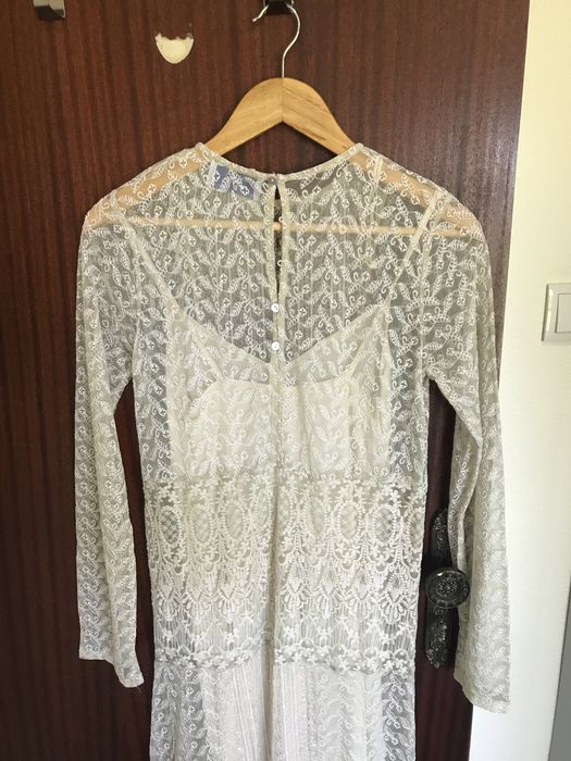 Vendo vestido renda Zara como novo M