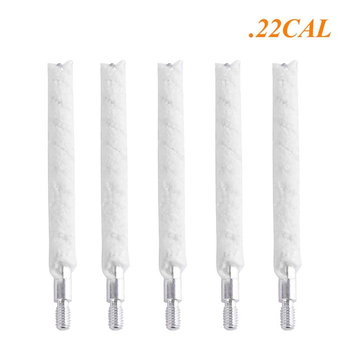 Набір/комплект із 5 пуховок для чищення ствола АК-74 5,45 мм/М4 5,56 мм