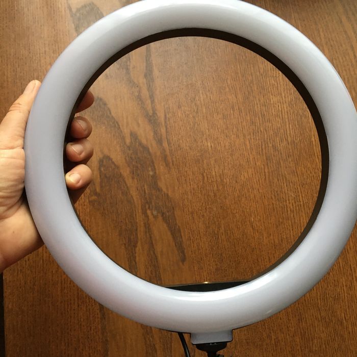 Кільцева лампа селфі-лампа 26 см зі штативом