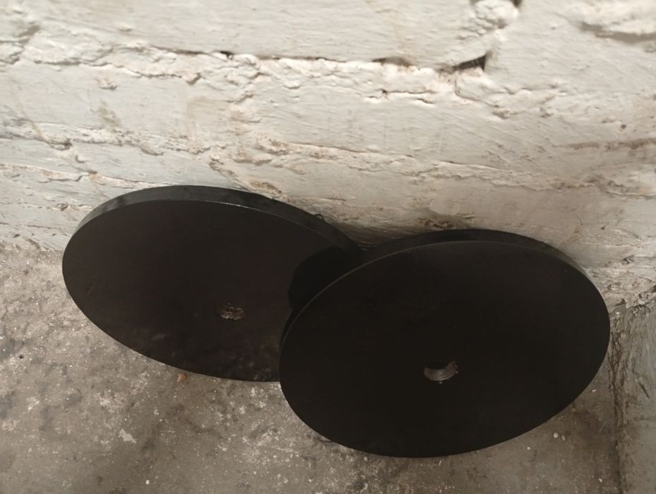 Krążki stalowe 2x 9.4 kg