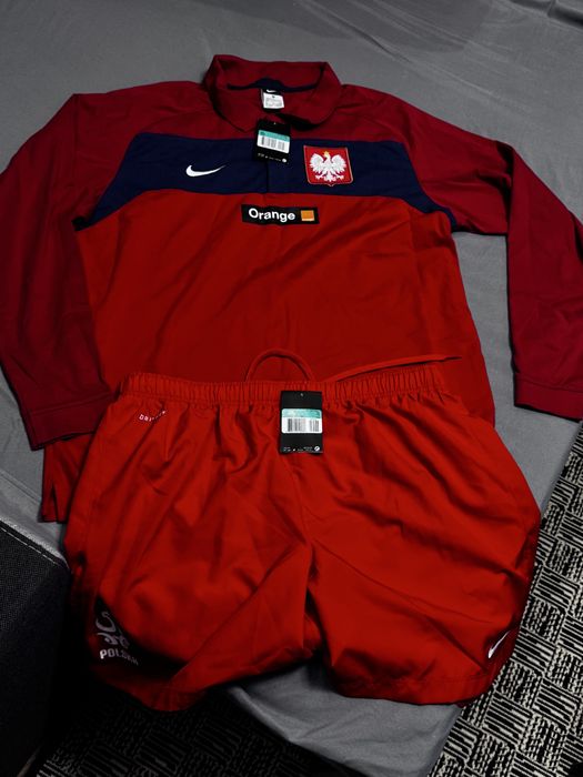 zestaw NIKE reprezentacji POLSKI -KOLEKCJONERSKI rozm. XL