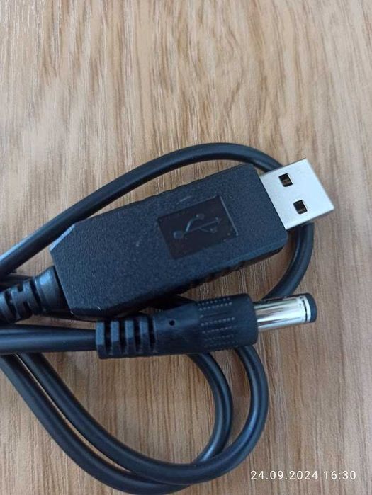 Кабель Шнур Провід для Роутера usb-dc з 5v на 9v та 12v