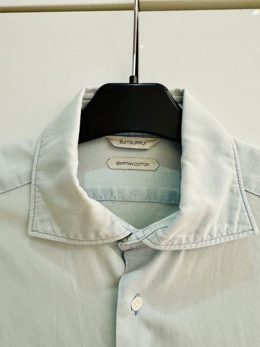 Koszula Suitsupply Albiate denim 39 Italy bawełna egipska