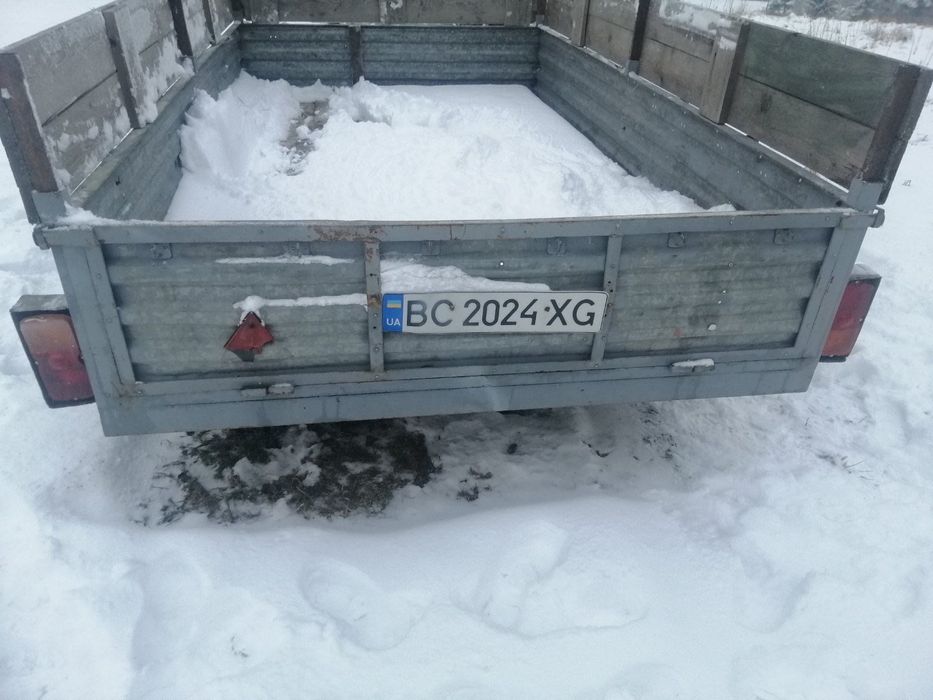 Причіп, прицеп дуже міцний, одноосний