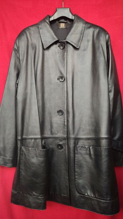 Шкіряна шкіра кожа куртка від Madeleine оригінал не Prada