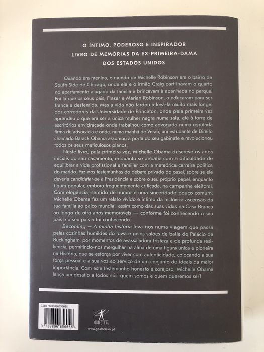 “A Minha História” de Michelle Obama