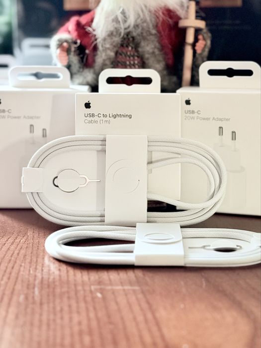 Зарядка iPhone 15 16 17 pro Max кабель USB-C to USB-C  Apple зарядка type-c 20W Orig