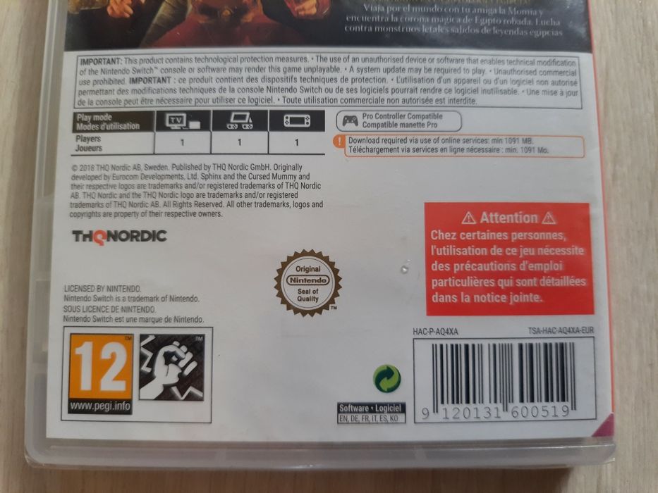 Gra Sphinx - Nintendo Switch