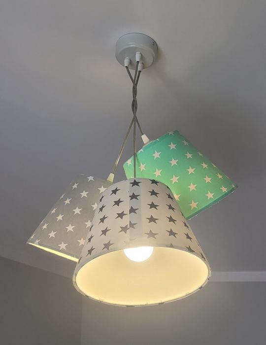 Lampa Inzo potrójna 3 x E27 do pokoju dziecięcego