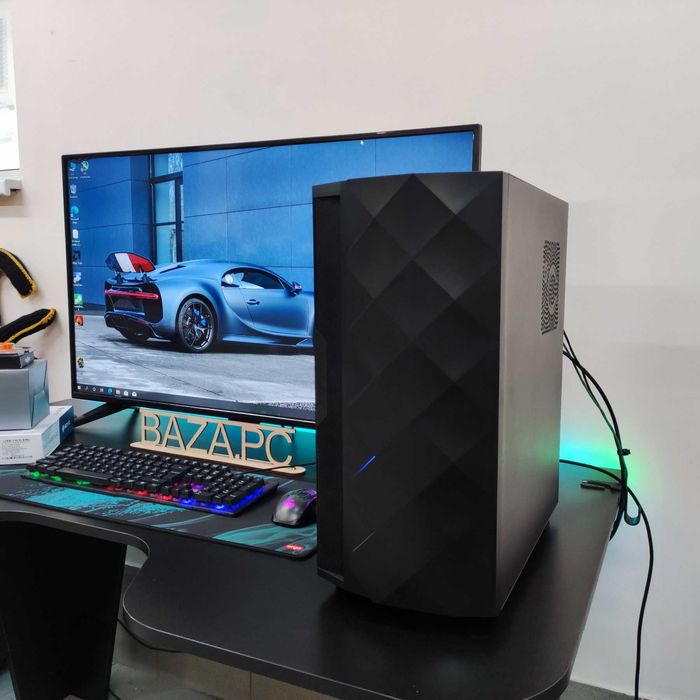 Компютер Новый Ryzen 5 5500, 32GB DDR4, XFX 6700XT 12GB, SSD512GB NVMe