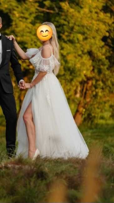 Sukienka ślubna - koronka