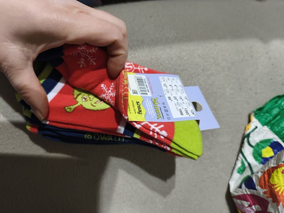 Dwupak skarpet świątecznych