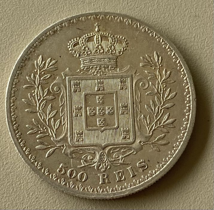 Moeda 1816 D. Carlos I - 500 Reis 1896