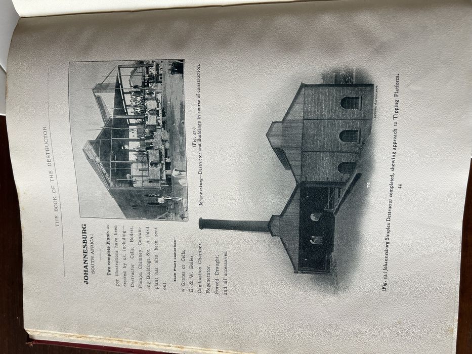 MOÇAMBIQUE - Proposta de aquisição de incineradora - Carta antiga de 1908 - Acompanha livro THE BOOK OF THE DESTRUCTOR